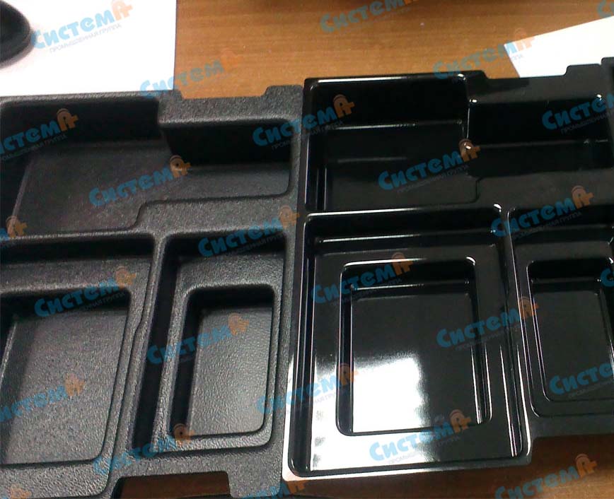 Пластиковый ложемент для печатей Пластиковый ложемент для печатей