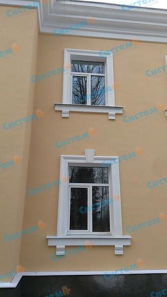 Применение замковых камней из пенопласта на фасад Применение замковых камней из пенопласта на фасад